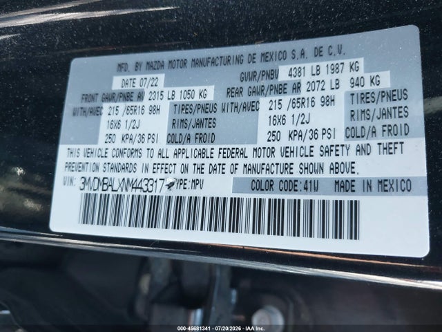 Mazda Cx-30 2.5 S 2022 3MVDMBALXNM443317 Image 9