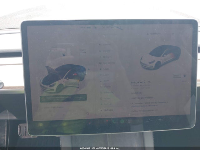 2023 Tesla Model 3 Long Range Dual Motor All-wheel Drive მანქანა იყიდება აუქციონზე, vin: 5YJ3E1EB5PF415650, აუქციონის ნომერი: 45681378