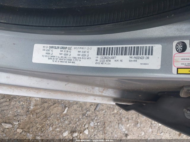2014 Chrysler 200 Touring მანქანა იყიდება აუქციონზე, vin: 1C3CCBBG2EN183877, აუქციონის ნომერი: 45681453