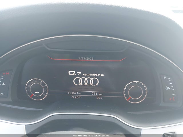 Продажа на аукционе авто 2018 Audi Q7 2.0t Premium, vin: WA1LHAF79JD030344, номер лота: 45681617