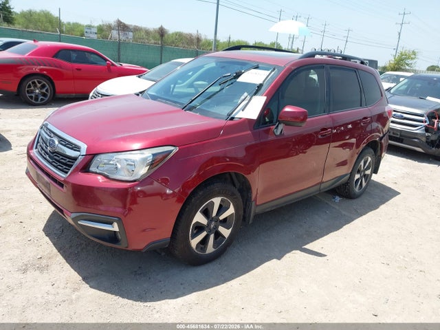 2017 Subaru Forester 2.5i Premium მანქანა იყიდება აუქციონზე, vin: JF2SJAGC6HH567422, აუქციონის ნომერი: 45681634
