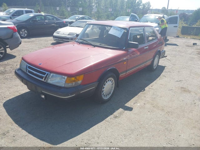 1990 Saab 900 S მანქანა იყიდება აუქციონზე, vin: YS3AK35DXL5002656, აუქციონის ნომერი: 45681671