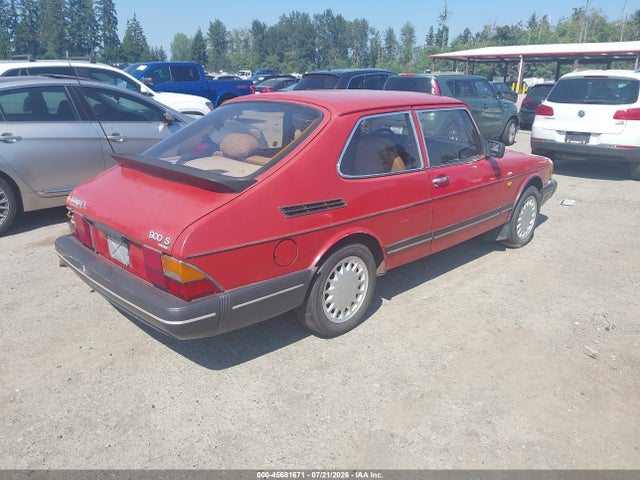 1990 Saab 900 S მანქანა იყიდება აუქციონზე, vin: YS3AK35DXL5002656, აუქციონის ნომერი: 45681671