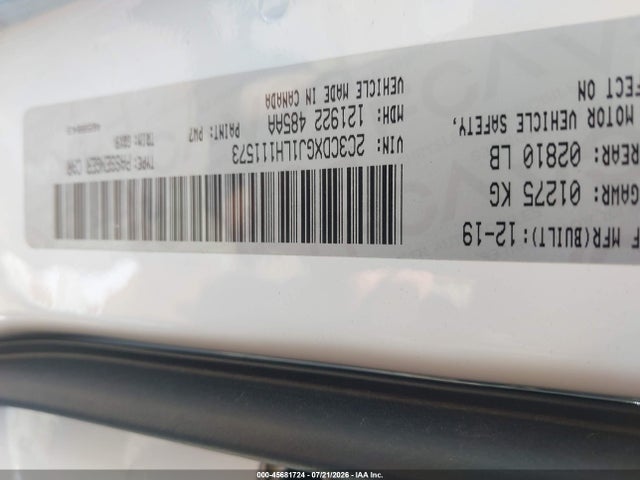 Продаж на аукціоні авто 2020 Dodge Charger Scat Pack Rwd, vin: 2C3CDXGJ1LH111573, номер лоту: 45681724