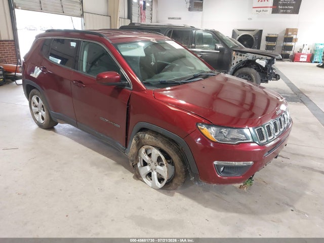 Auction sale of the 2020 Jeep Compass Latitude Fwd, vin: 3C4NJCBB7LT257571, lot number: 45681730