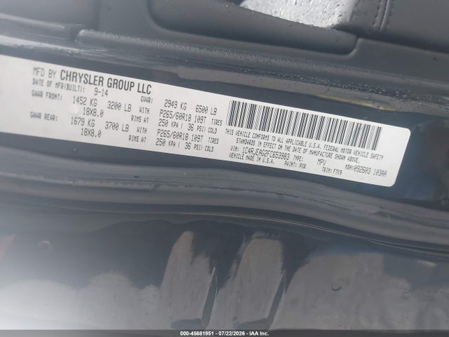 Продажа на аукционе авто 2015 Jeep Grand Cherokee Laredo, vin: 1C4RJEAG2FC653983, номер лота: 45681951