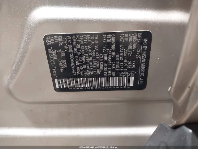 Продажа на аукционе авто 2022 Nissan Rogue Platinum Intelligent Awd, vin: JN8BT3DDXNW275477, номер лота: 45682049