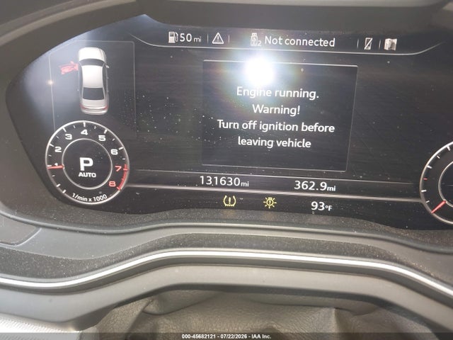 2017 Audi A4 2.0t Technik მანქანა იყიდება აუქციონზე, vin: WAUCNAF48HA119089, აუქციონის ნომერი: 45682121