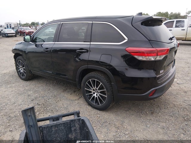 2017 Toyota Highlander Se მანქანა იყიდება აუქციონზე, vin: 5TDJZRFH4HS407372, აუქციონის ნომერი: 45682472