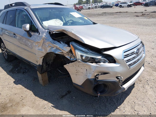 2016 Subaru Outback 2.5i Limited მანქანა იყიდება აუქციონზე, vin: 4S4BSBNC7G3312192, აუქციონის ნომერი: 45682543