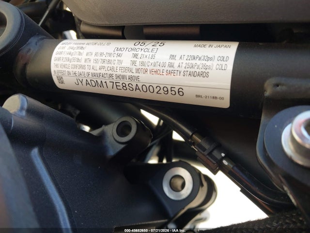 Yamaha Xtz690 2025 JYADM17E8SA002956 Image 10