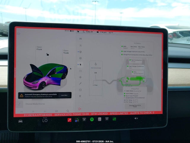 Продаж на аукціоні авто 2023 Tesla Model 3 Rear-wheel Drive, vin: 5YJ3E1EAXPF484955, номер лоту: 45682701