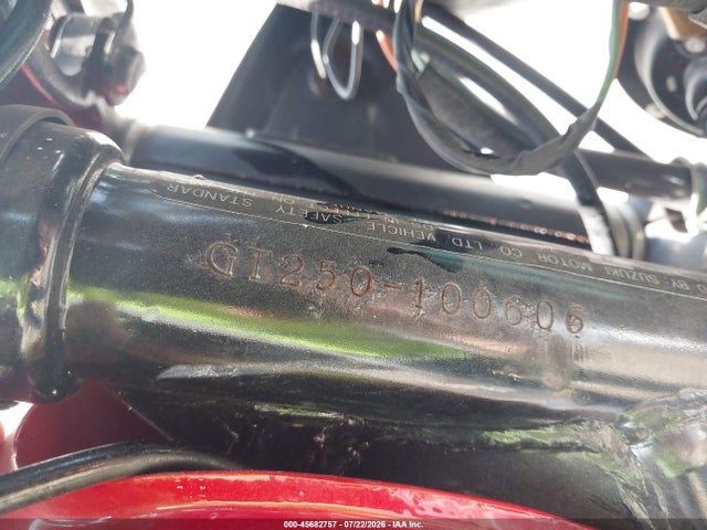 Продаж на аукціоні авто 1977 Suzuki Gs250, vin: GT250100606, номер лоту: 45682757