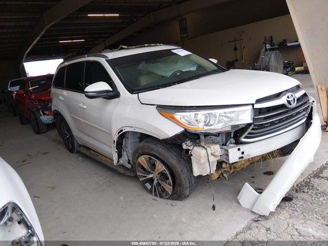 Aukcja sprzedaży 2016 Toyota Highlander Xle V6, vin: 5TDKKRFH9GS168456, numer aukcji: 45682780