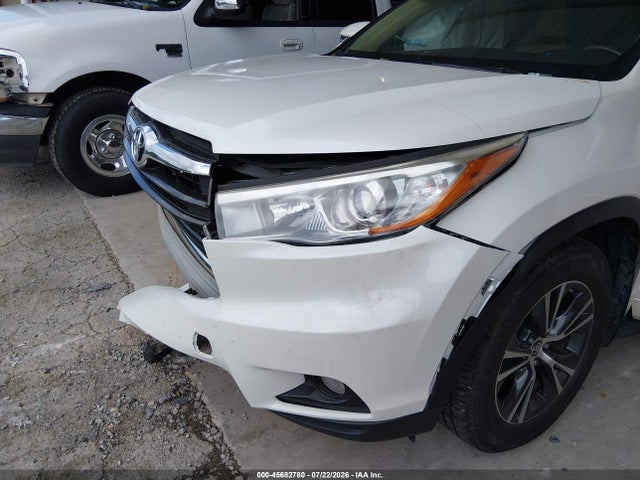 45682780 :رقم المزاد ، 5TDKKRFH9GS168456 vin ، 2016 Toyota Highlander Xle V6 مزاد بيع
