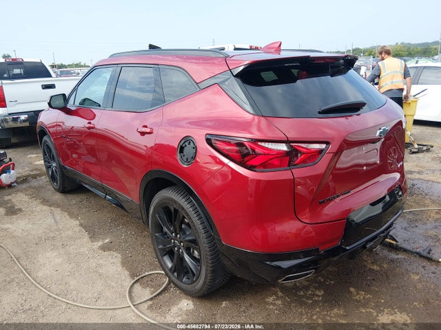 2021 Chevrolet Blazer Awd Rs მანქანა იყიდება აუქციონზე, vin: 3GNKBKRSXMS519422, აუქციონის ნომერი: 45682794