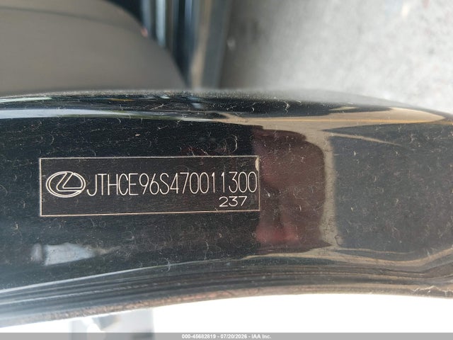 45682819 :رقم المزاد ، JTHCE96S470011300 vin ، 2007 Lexus Gs 350 مزاد بيع