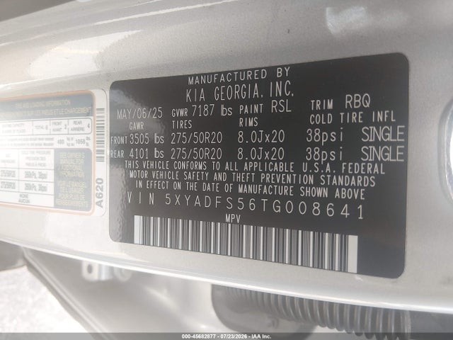 KIA Ev9 Land 2026 5XYADFS56TG008641 Image 9