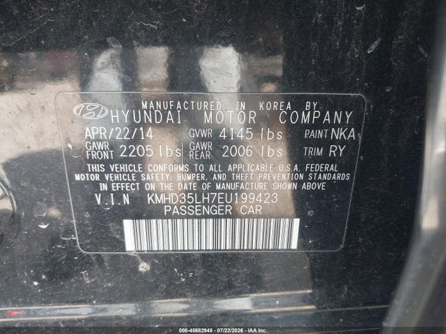 Hyundai ELANTRA GT 2014 KMHD35LH7EU199423 Image 9