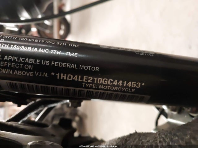 Harley-Davidson Xl883 Iron 883 2016 1HD4LE210GC441453 Image 10