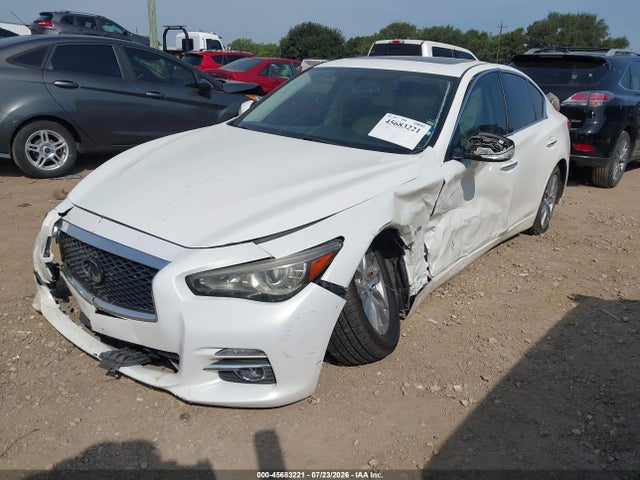 Aukcja sprzedaży 2014 Infiniti Q50 Hybrid Premium, vin: JN1AV7AP2EM691559, numer aukcji: 45683221