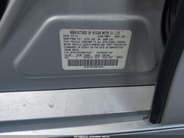 Продажа на аукционе авто 2014 Infiniti Q50 Premium, vin: JN1BV7AP2EM675253, номер лота: 45683232