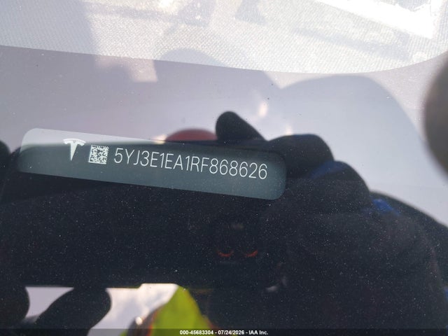Aukcja sprzedaży 2024 Tesla Model 3 Long Range Dual Motor All-wheel Drive/rear-wheel Drive, vin: 5YJ3E1EA1RF868626, numer aukcji: 45683304