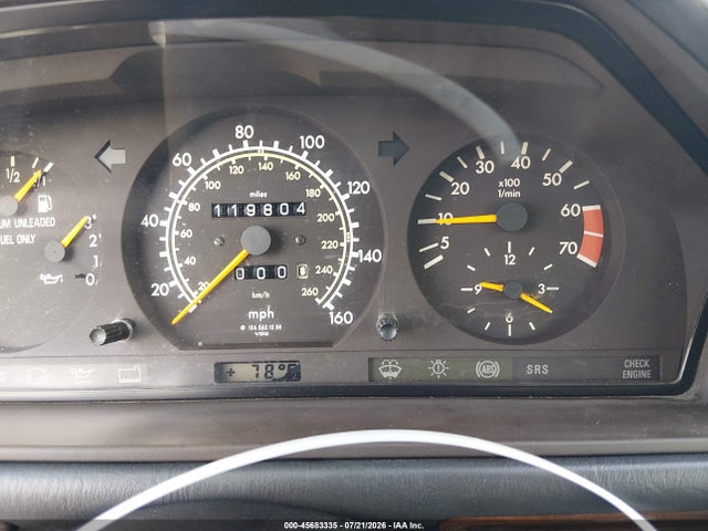 Aukcja sprzedaży 1994 Mercedes-benz E 420, vin: WDBEA34E0RC043399, numer aukcji: 45683335