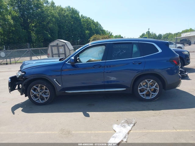 Aukcja sprzedaży 2022 Bmw X3 Xdrive30i, vin: 5UX53DP09N9N31029, numer aukcji: 45683388