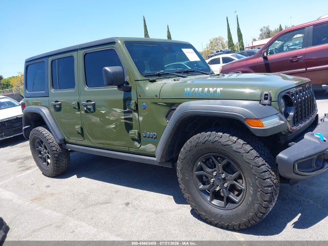 Продаж на аукціоні авто 2024 Jeep Wrangler 4xe Willys 4xe, vin: 1C4RJXN63RW145618, номер лоту: 45683409