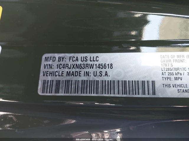 Продаж на аукціоні авто 2024 Jeep Wrangler 4xe Willys 4xe, vin: 1C4RJXN63RW145618, номер лоту: 45683409