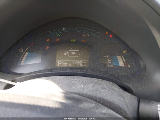 2013 Nissan Leaf Sl მანქანა იყიდება აუქციონზე, vin: 1N4AZ0CP8DC422871, აუქციონის ნომერი: 45683422