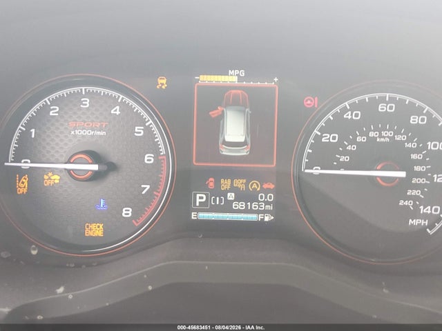 Продаж на аукціоні авто 2020 Subaru Forester Sport, vin: JF2SKARC0LH596854, номер лоту: 45683451