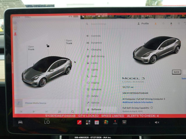 Tesla Model 3 Long Range/mid Range 2018 5YJ3E1EA6JF048448 Image 7