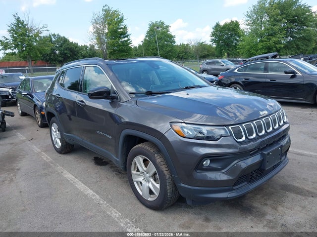 2022 Jeep Compass Latitude 4x4 მანქანა იყიდება აუქციონზე, vin: 3C4NJDBB0NT148071, აუქციონის ნომერი: 45683693