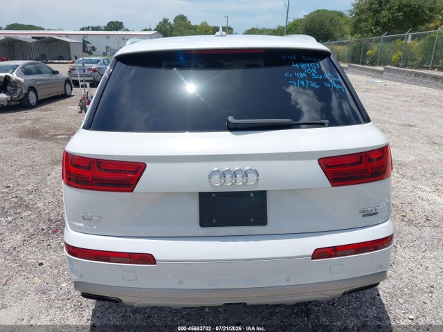 Продажа на аукционе авто 2018 Audi Q7 3.0t Premium, vin: WA1VAAF76JD050371, номер лота: 45683702