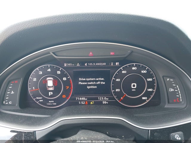 Продажа на аукционе авто 2018 Audi Q7 3.0t Premium, vin: WA1VAAF76JD050371, номер лота: 45683702