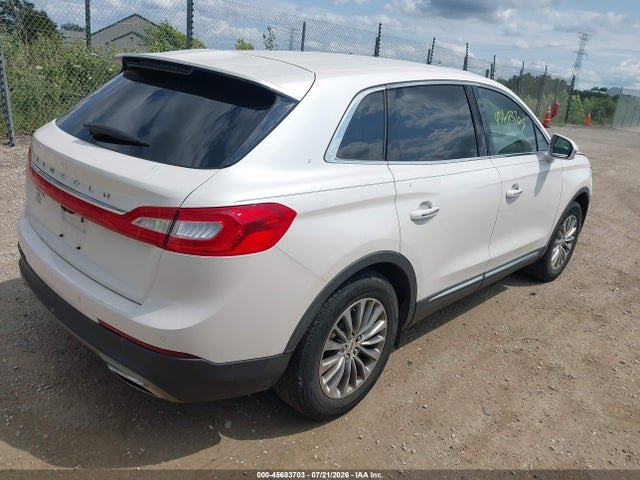 45683703 :رقم المزاد ، 2LMPJ6KR7HBL26320 vin ، 2017 Lincoln Mkx Select مزاد بيع