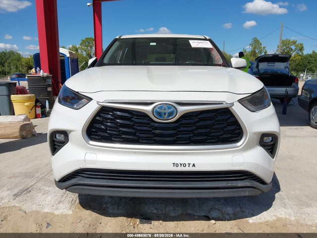 2021 Toyota Highlander Hybrid Le მანქანა იყიდება აუქციონზე, vin: 5TDZARAH5MS504642, აუქციონის ნომერი: 45683870
