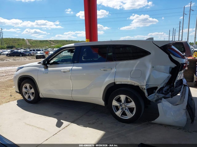 2021 Toyota Highlander Hybrid Le მანქანა იყიდება აუქციონზე, vin: 5TDZARAH5MS504642, აუქციონის ნომერი: 45683870