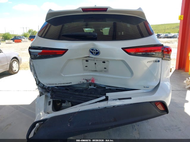 2021 Toyota Highlander Hybrid Le მანქანა იყიდება აუქციონზე, vin: 5TDZARAH5MS504642, აუქციონის ნომერი: 45683870