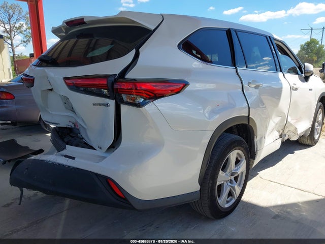 2021 Toyota Highlander Hybrid Le მანქანა იყიდება აუქციონზე, vin: 5TDZARAH5MS504642, აუქციონის ნომერი: 45683870