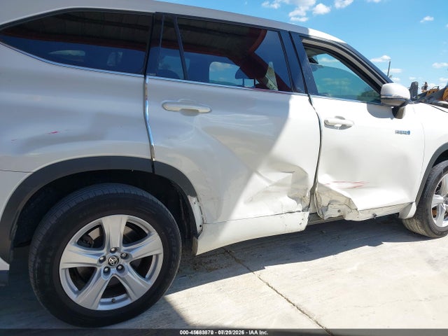 2021 Toyota Highlander Hybrid Le მანქანა იყიდება აუქციონზე, vin: 5TDZARAH5MS504642, აუქციონის ნომერი: 45683870