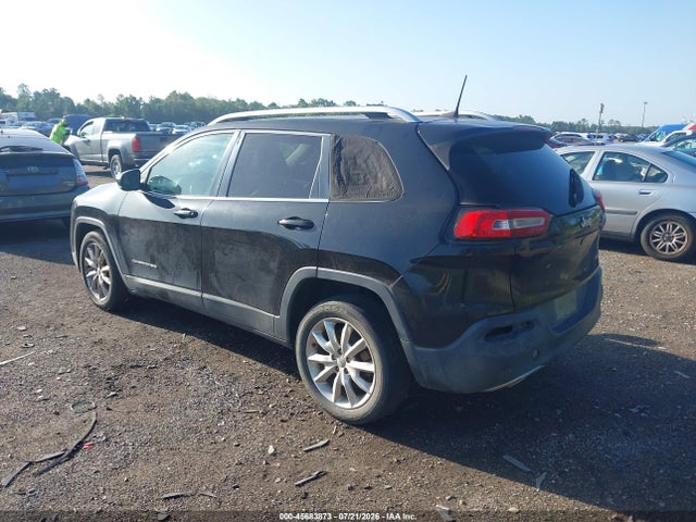 2016 Jeep Cherokee Limited მანქანა იყიდება აუქციონზე, vin: 1C4PJLDB5GW164702, აუქციონის ნომერი: 45683873