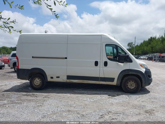 2023 Ram Promaster 2500 High Roof 159 Wb მანქანა იყიდება აუქციონზე, vin: 3C6LRVDG9PE588142, აუქციონის ნომერი: 45683915