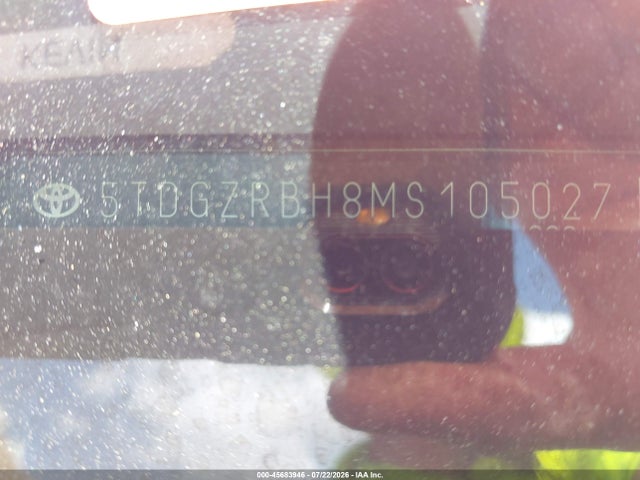 45683946 :رقم المزاد ، 5TDGZRBH8MS105027 vin ، 2021 Toyota Highlander Xle مزاد بيع
