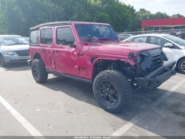 Aukcja sprzedaży 2022 Jeep Wrangler Unlimited Willys 4x4, vin: 1C4HJXDG8NW139281, numer aukcji: 45683970