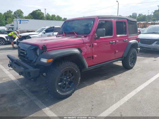 Aukcja sprzedaży 2022 Jeep Wrangler Unlimited Willys 4x4, vin: 1C4HJXDG8NW139281, numer aukcji: 45683970