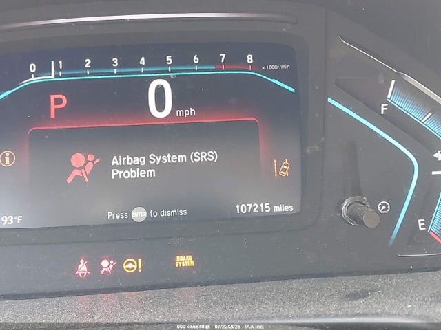Продаж на аукціоні авто 2020 Honda Odyssey Ex-l/ex-l W/navi   Res, vin: 5FNRL6H78LB006847, номер лоту: 45684035