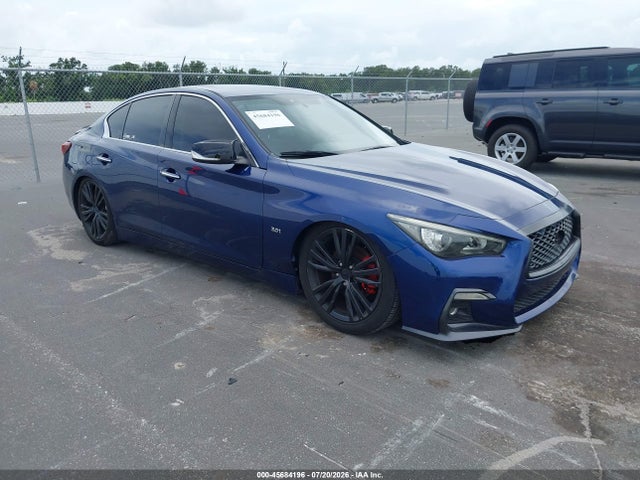 Продажа на аукционе авто 2018 Infiniti Q50 3.0t Sport, vin: JN1EV7AP1JM357728, номер лота: 45684196